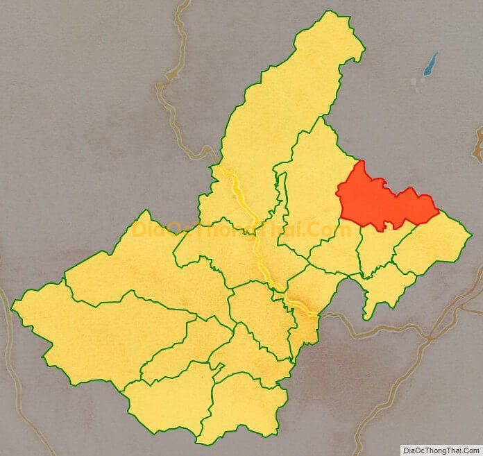 Bản đồ vị trí và địa giới hành chính Xã Mê Linh, huyện Lâm Hà