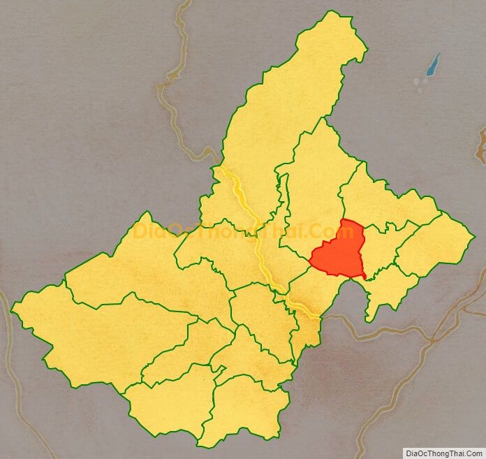 Bản đồ vị trí và địa giới hành chính Xã Nam Hà, huyện Lâm Hà