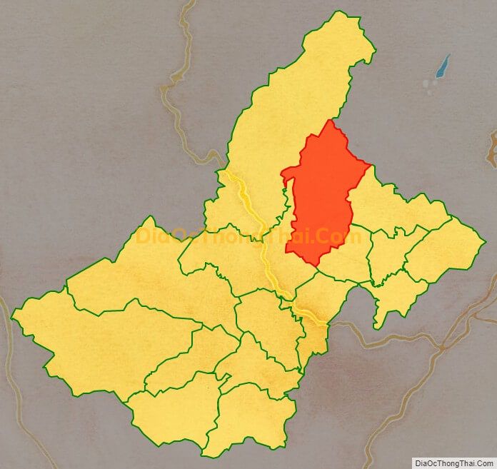 Bản đồ vị trí và địa giới hành chính Xã Phi Tô, huyện Lâm Hà