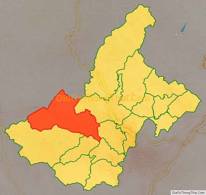 Bản đồ vị trí và địa giới hành chính Xã Phúc Thọ, huyện Lâm Hà