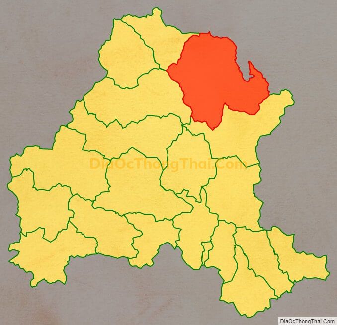 Bản đồ vị trí và địa giới hành chính Xã Hoa Thám, huyện Bình Gia