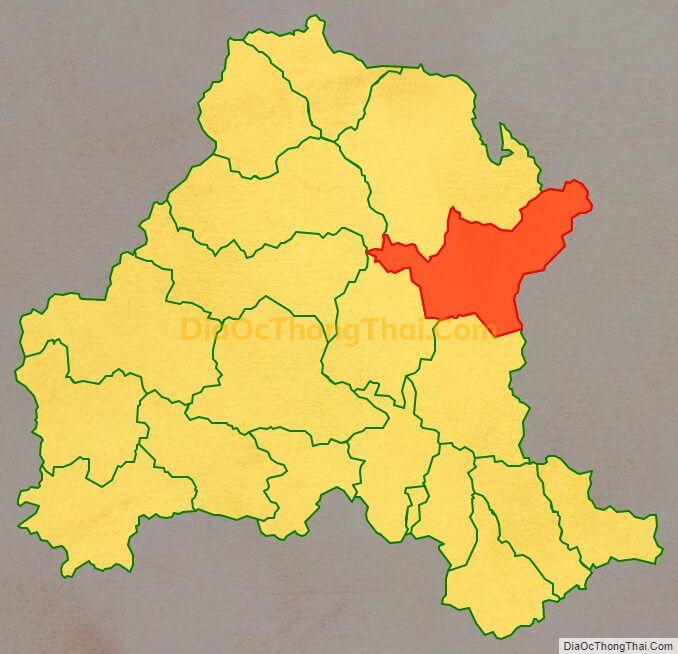 Bản đồ vị trí và địa giới hành chính Xã Hồng Phong, huyện Bình Gia
