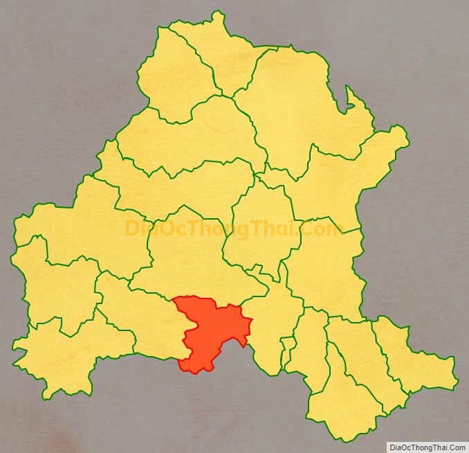 Bản đồ vị trí và địa giới hành chính Xã Mông Ân, huyện Bình Gia