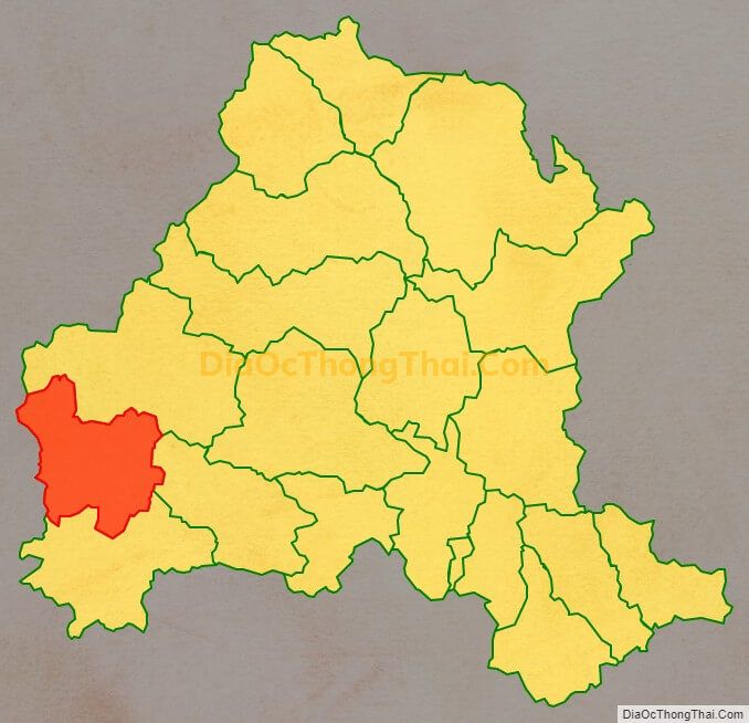 Bản đồ vị trí và địa giới hành chính Xã Thiện Long, huyện Bình Gia