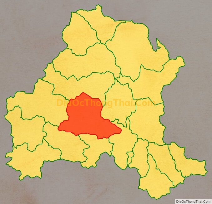 Bản đồ vị trí và địa giới hành chính Xã Thiện Thuật, huyện Bình Gia