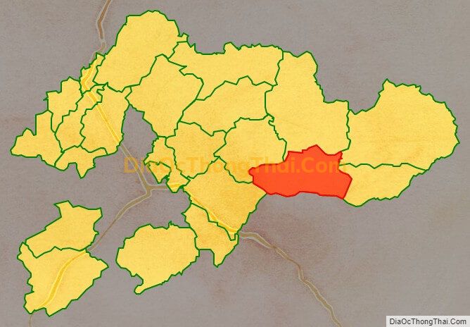 Bản đồ vị trí và địa giới hành chính Xã Công Sơn, huyện Cao Lộc