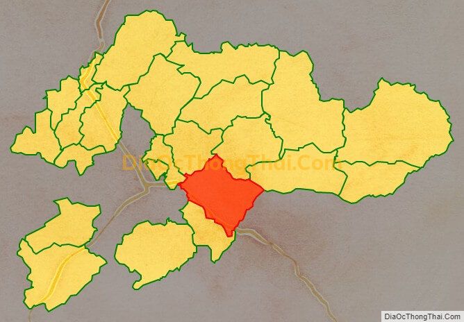 Bản đồ vị trí và địa giới hành chính Xã Gia Cát, huyện Cao Lộc