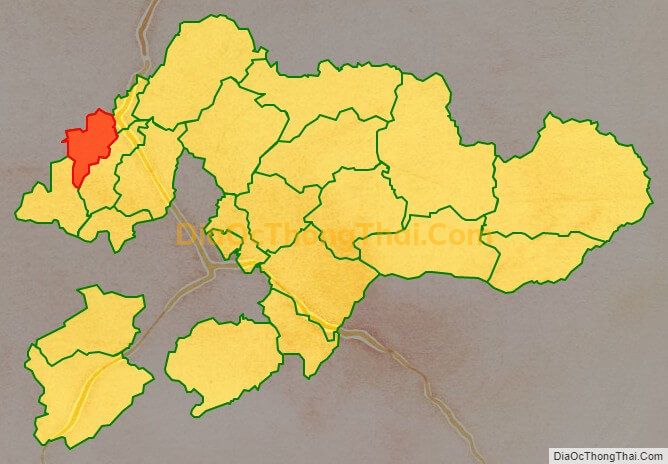 Bản đồ vị trí và địa giới hành chính Xã Hồng Phong, huyện Cao Lộc