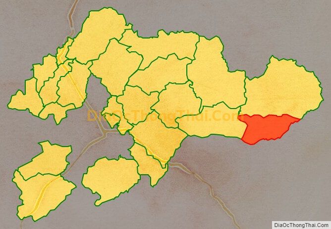 Bản đồ vị trí và địa giới hành chính Xã Mẫu Sơn, huyện Cao Lộc