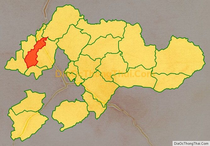 Bản đồ vị trí và địa giới hành chính Xã Phú Xá, huyện Cao Lộc