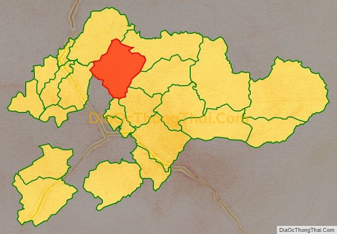 Bản đồ vị trí và địa giới hành chính Xã Thạch Đạn, huyện Cao Lộc