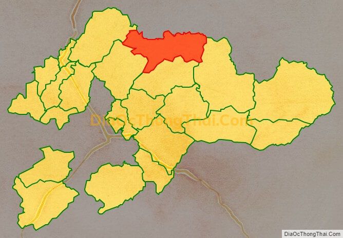 Bản đồ vị trí và địa giới hành chính Xã Thanh Lòa, huyện Cao Lộc