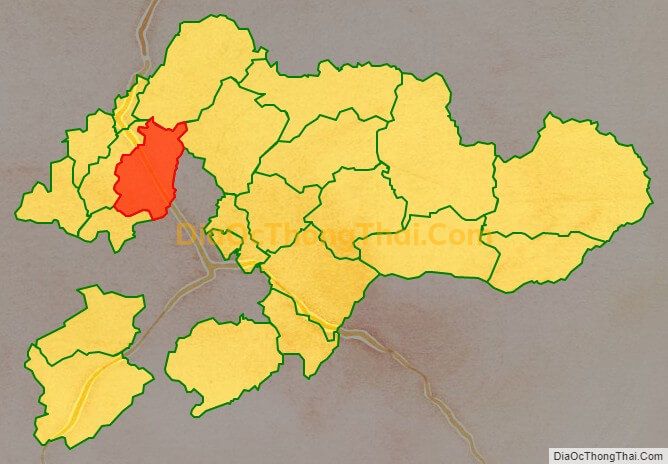Bản đồ vị trí và địa giới hành chính Xã Thụy Hùng, huyện Cao Lộc