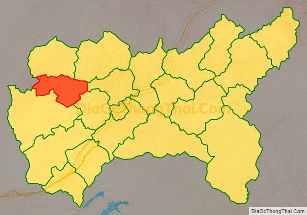 Bản đồ vị trí và địa giới hành chính Xã Bằng Mạc, huyện Chi Lăng
