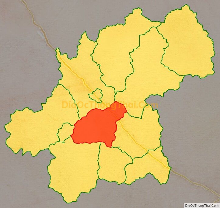 Bản đồ vị trí và địa giới hành chính Xã Cường Lợi, huyện Đình Lập