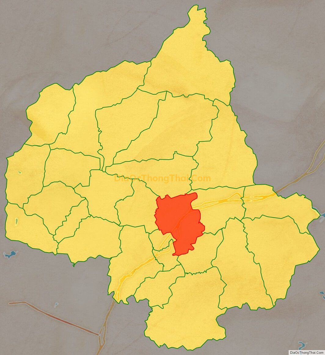 Bản đồ vị trí và địa giới hành chính Xã Đồng Tân, huyện Hữu Lũng