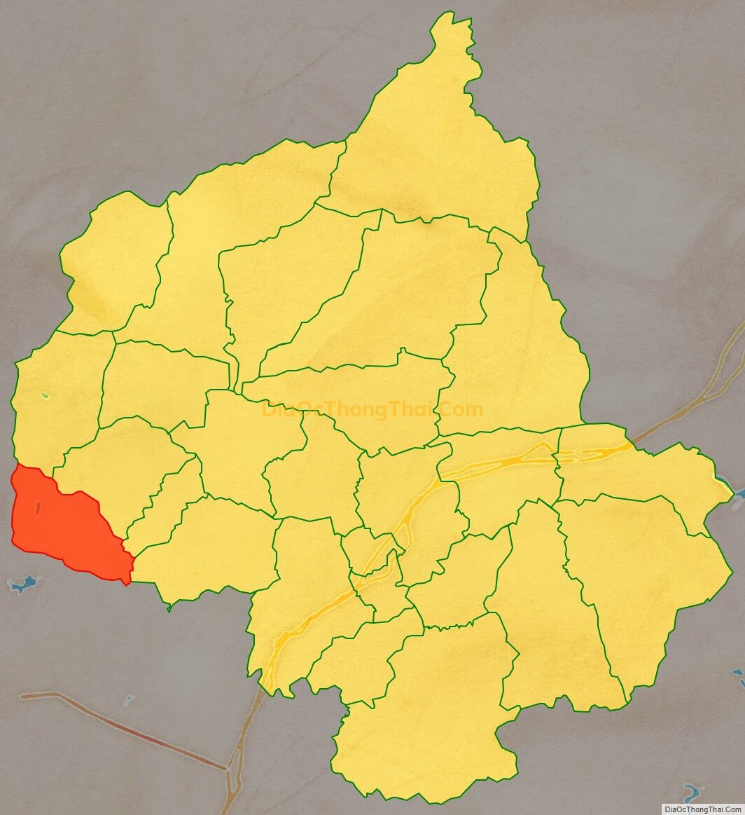 Bản đồ vị trí và địa giới hành chính Xã Đồng Tiến, huyện Hữu Lũng