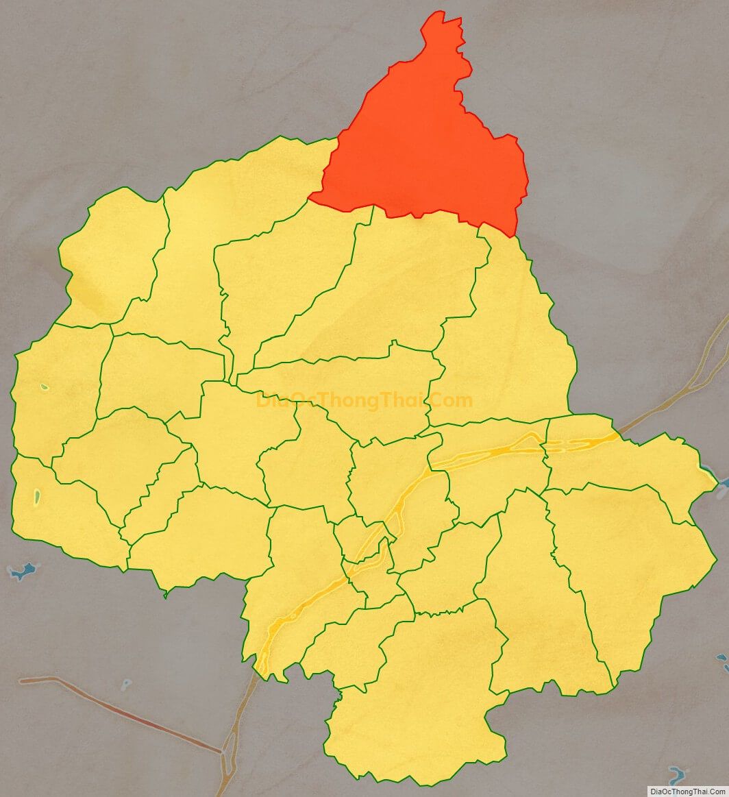 Bản đồ vị trí và địa giới hành chính Xã Hữu Liên, huyện Hữu Lũng