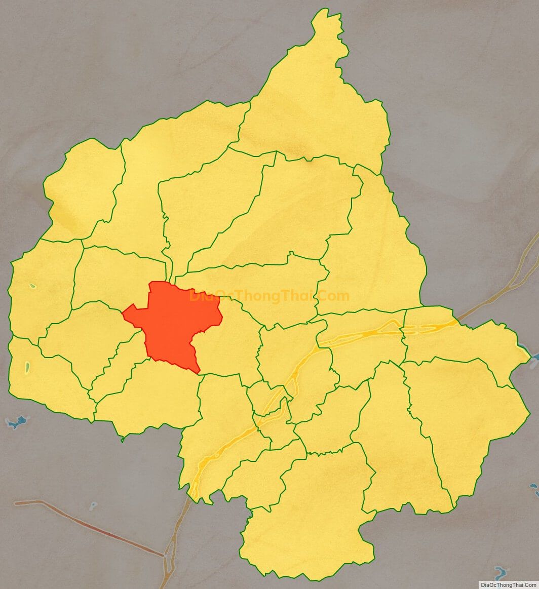 Bản đồ vị trí và địa giới hành chính Xã Minh Tiến, huyện Hữu Lũng