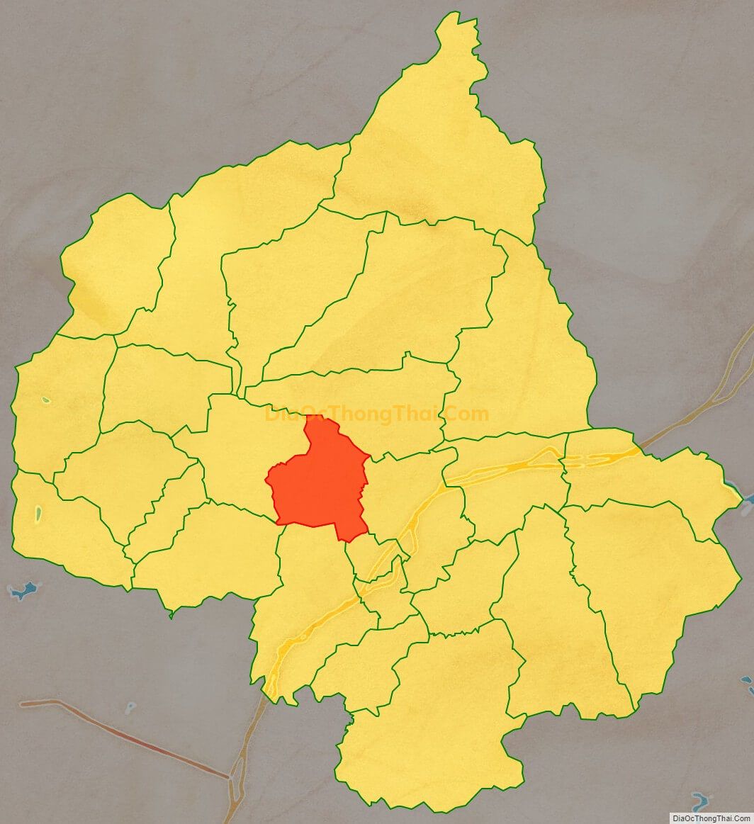 Bản đồ vị trí và địa giới hành chính Xã Nhật Tiến, huyện Hữu Lũng