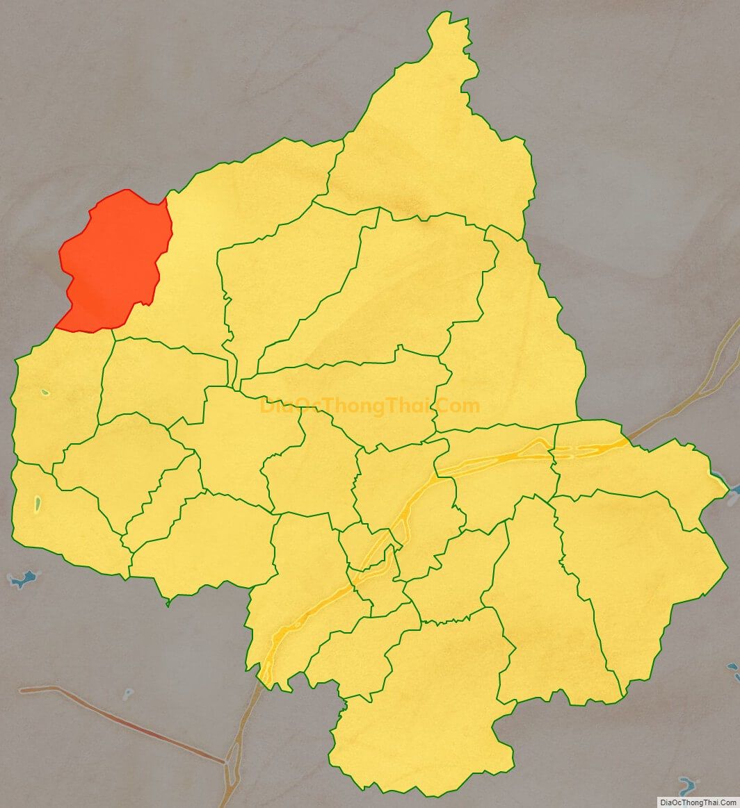 Bản đồ vị trí và địa giới hành chính Xã Quyết Thắng, huyện Hữu Lũng