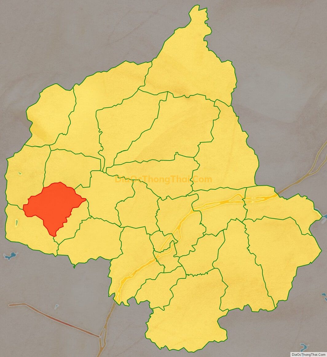 Bản đồ vị trí và địa giới hành chính Xã Thanh Sơn, huyện Hữu Lũng