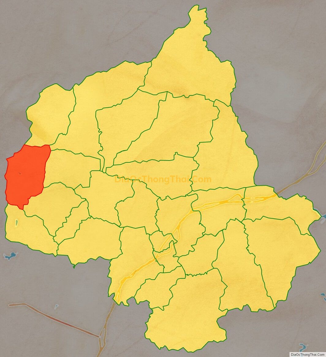 Bản đồ vị trí và địa giới hành chính Xã Thiện Kỵ (cũ), huyện Hữu Lũng