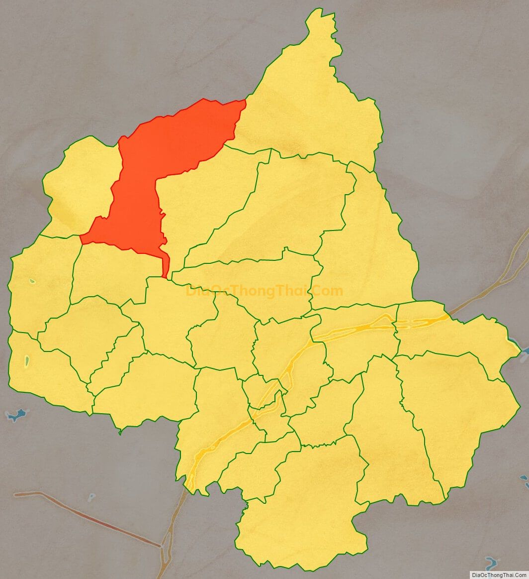 Bản đồ vị trí và địa giới hành chính Xã Yên Bình, huyện Hữu Lũng