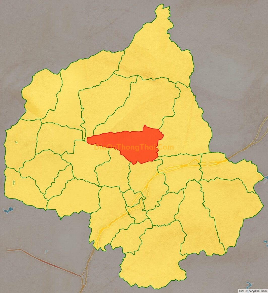 Bản đồ vị trí và địa giới hành chính Xã Yên Vượng, huyện Hữu Lũng