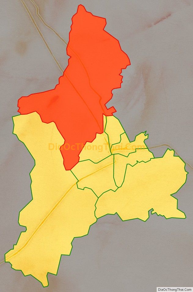 Bản đồ vị trí và địa giới hành chính Xã Hoàng Đồng, thành phố Lạng Sơn