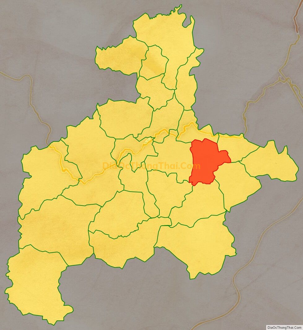 Bản đồ vị trí và địa giới hành chính Xã Chu Túc (cũ), huyện Văn Quan