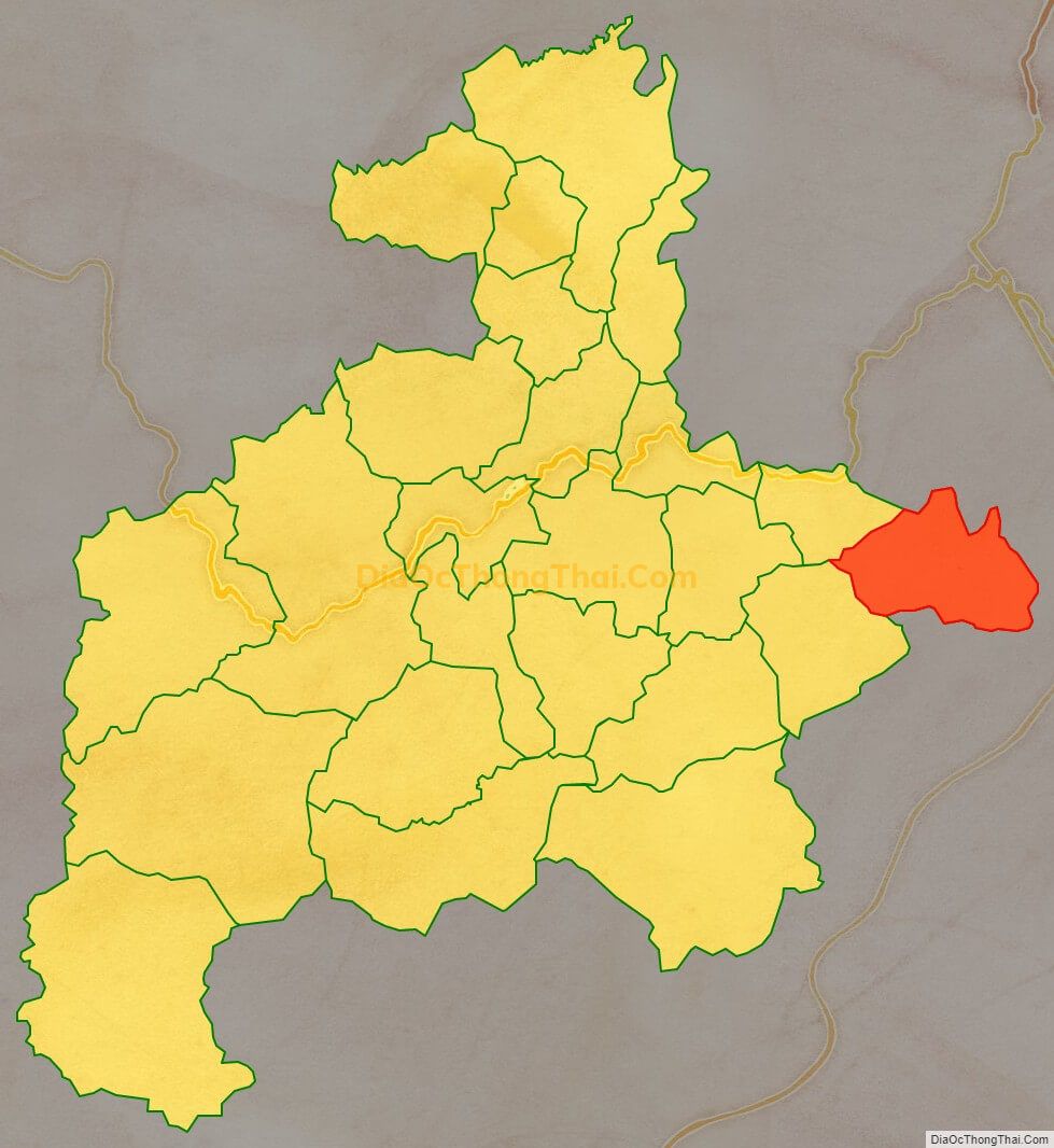 Bản đồ vị trí và địa giới hành chính Xã Đồng Giáp, huyện Văn Quan