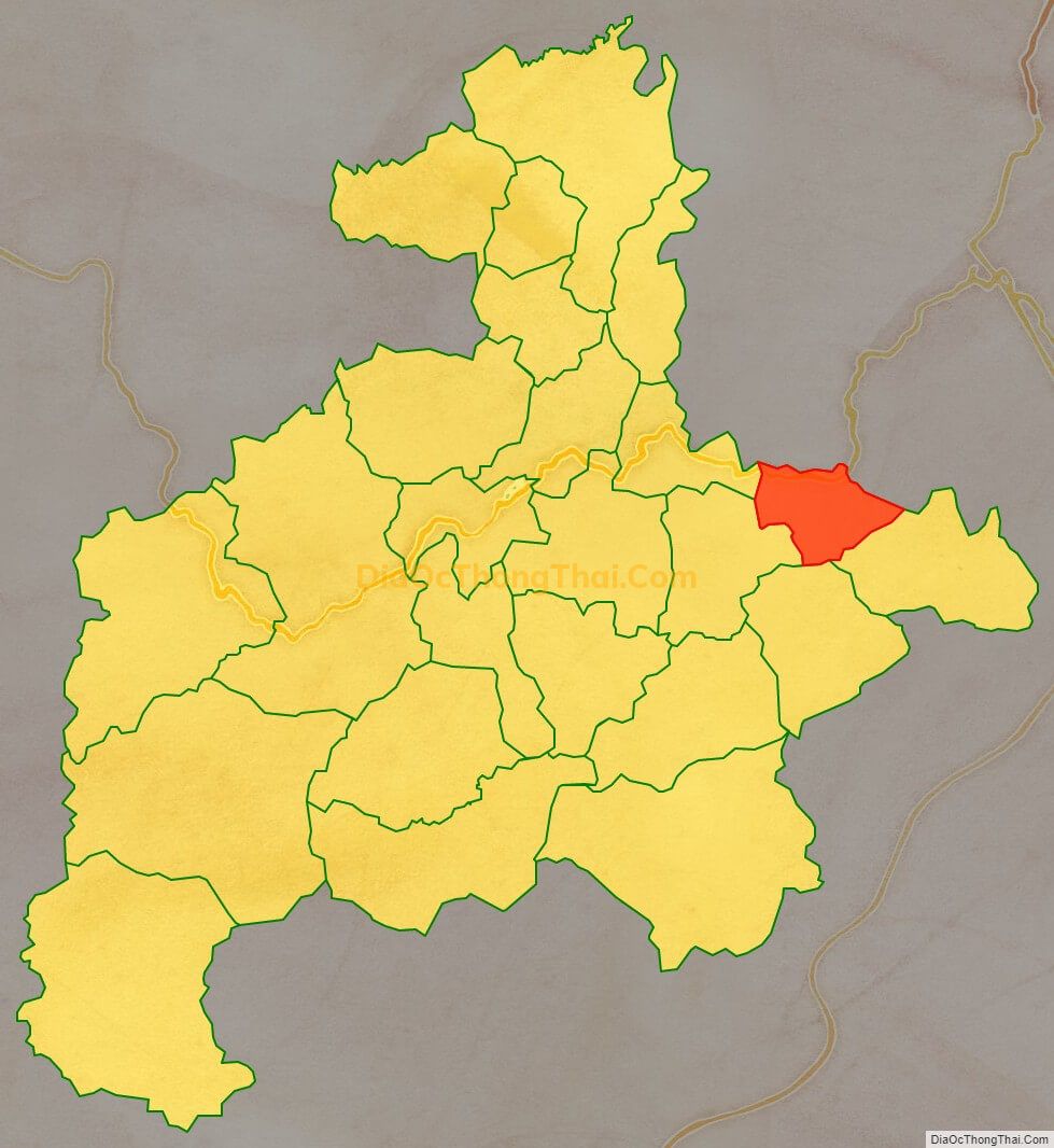 Bản đồ vị trí và địa giới hành chính Xã Khánh Khê, huyện Văn Quan
