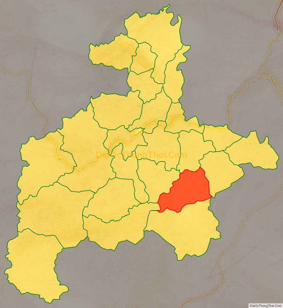 Bản đồ vị trí và địa giới hành chính Xã Tân Đoàn, huyện Văn Quan