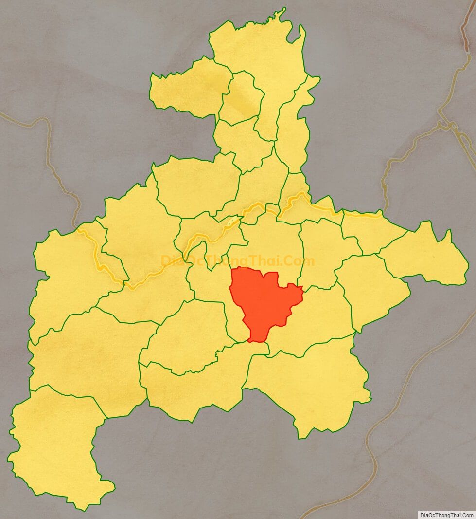 Bản đồ vị trí và địa giới hành chính Xã Tràng Sơn (cũ), huyện Văn Quan