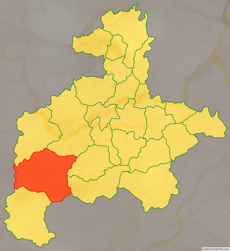 Bản đồ vị trí và địa giới hành chính Xã Tri Lễ, huyện Văn Quan