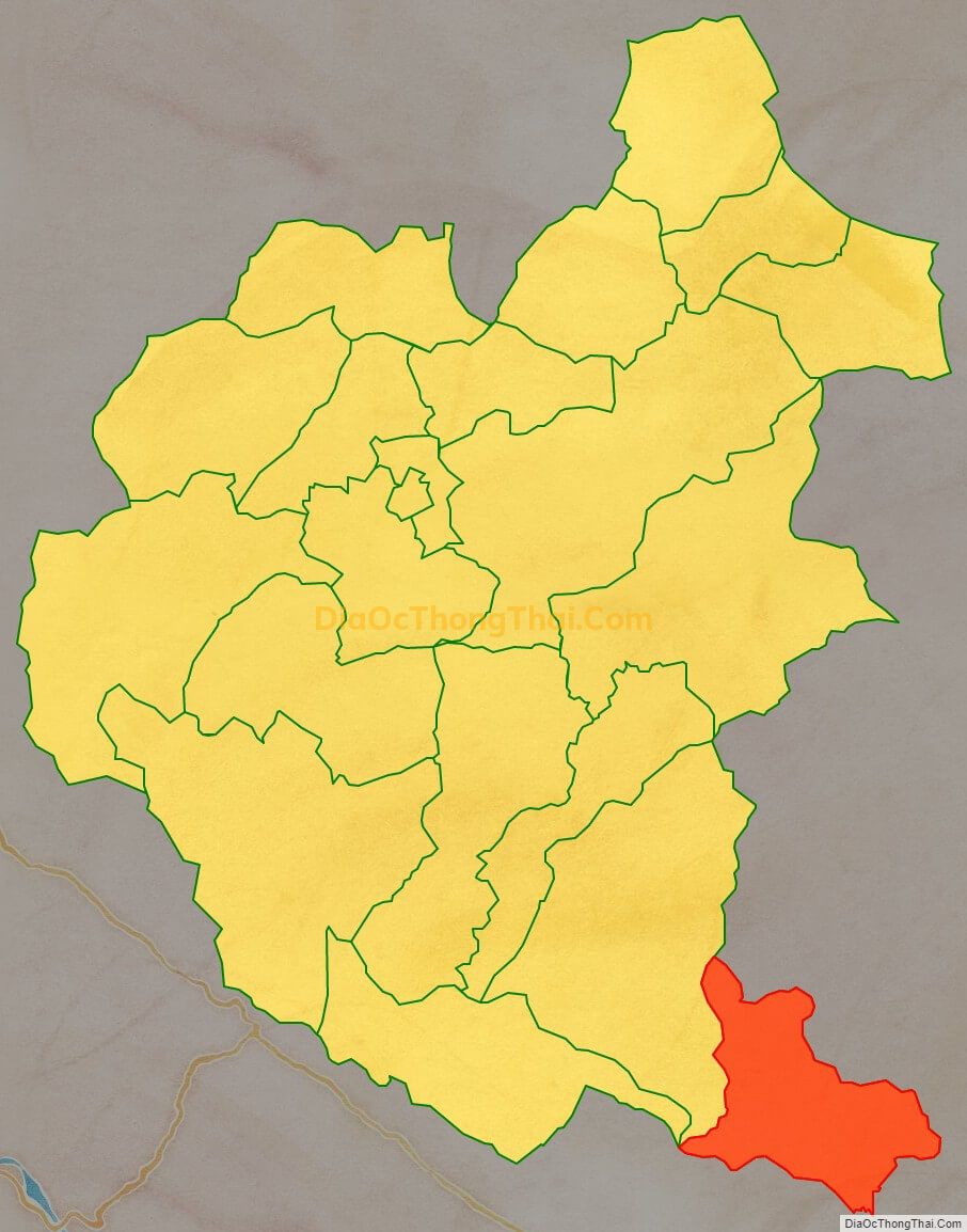 Bản đồ vị trí và địa giới hành chính Xã Bản Cái, huyện Bắc Hà