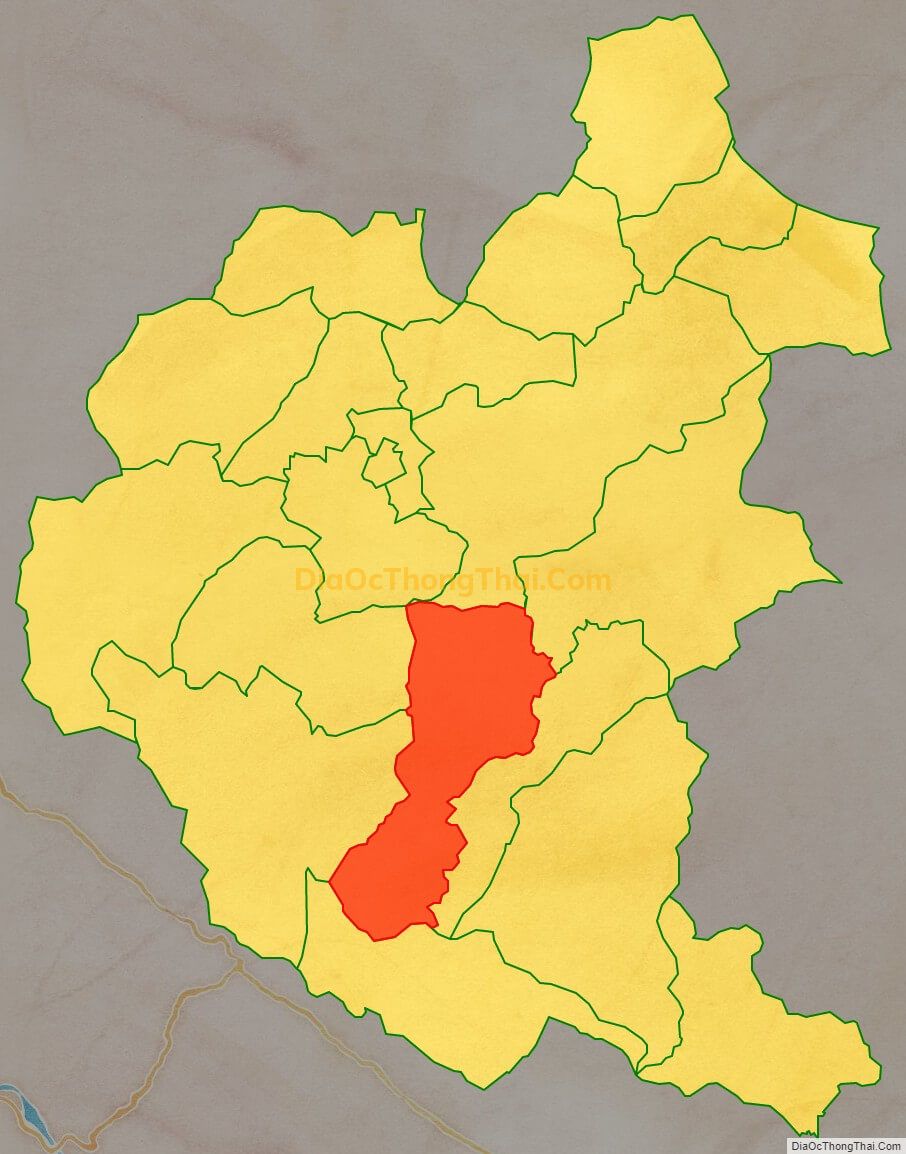 Bản đồ vị trí và địa giới hành chính Xã Nậm Đét, huyện Bắc Hà