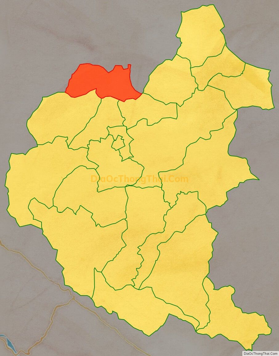 Bản đồ vị trí và địa giới hành chính Xã Tả Van Chư, huyện Bắc Hà