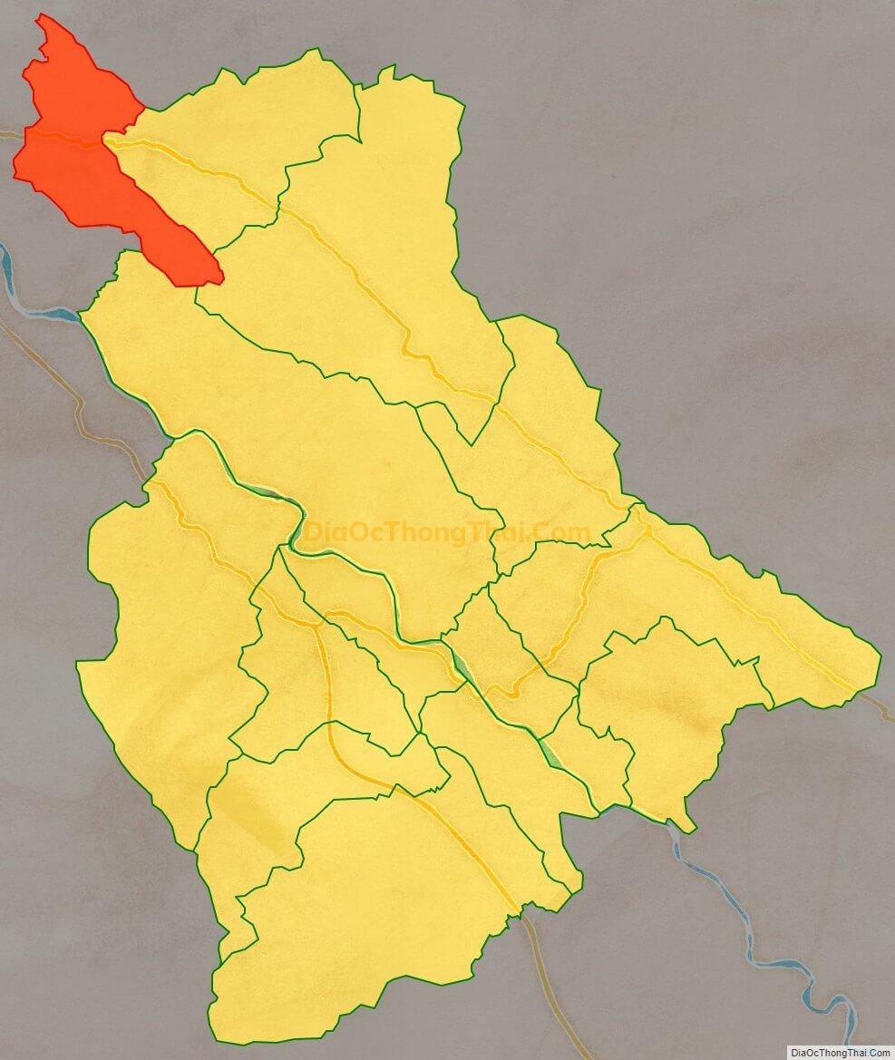 Bản đồ vị trí và địa giới hành chính Xã Bản Phiệt, huyện Bảo Thắng