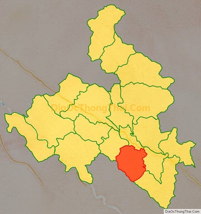 Bản đồ vị trí và địa giới hành chính Xã Lương Sơn, huyện Bảo Yên