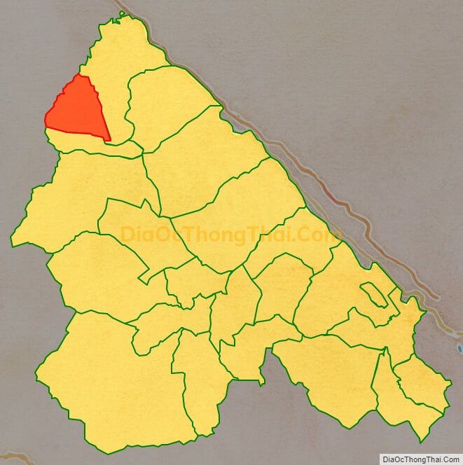 Bản đồ vị trí và địa giới hành chính Xã A Lù, huyện Bát Xát
