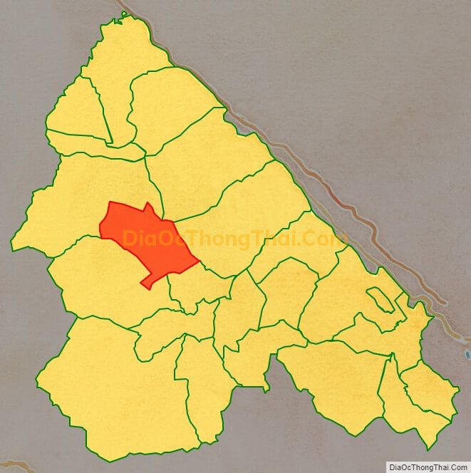 Bản đồ vị trí và địa giới hành chính Xã Dền Sáng, huyện Bát Xát