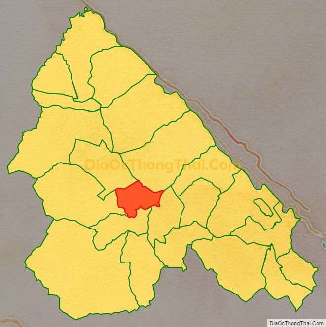 Bản đồ vị trí và địa giới hành chính Xã Dền Thàng, huyện Bát Xát