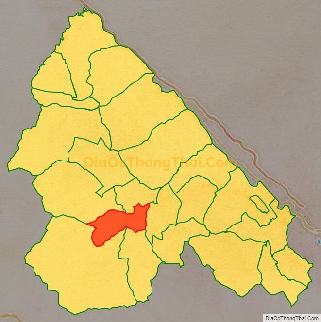 Bản đồ vị trí và địa giới hành chính Xã Mường Hum, huyện Bát Xát