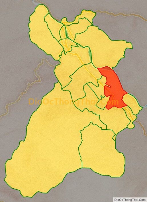 Bản đồ vị trí và địa giới hành chính Phường Bình Minh, TP Lào Cai
