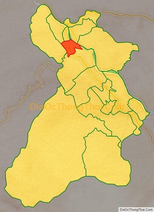 Bản đồ vị trí và địa giới hành chính Phường Kim Tân, TP Lào Cai