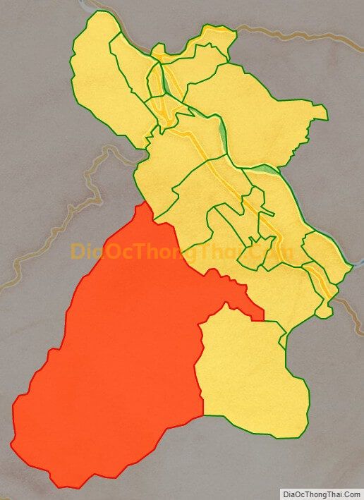 Bản đồ vị trí và địa giới hành chính Xã Tả Phời, TP Lào Cai