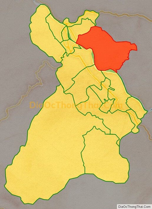 Bản đồ vị trí và địa giới hành chính Xã Vạn Hòa, TP Lào Cai