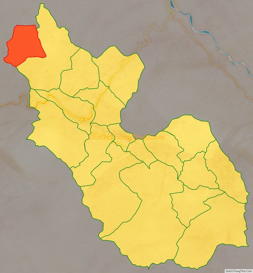 Bản đồ vị trí và địa giới hành chính Xã Tả Giàng Phình (cũ), huyện Sa Pa